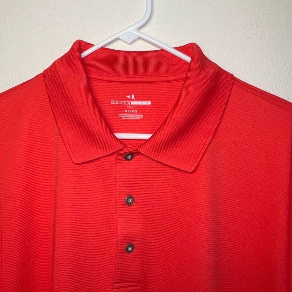 Grand Slam Coral Golf Polo Shirt Size XL - Picture 7 of 11